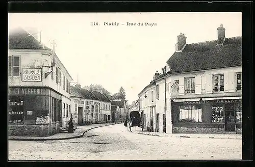 AK Plailly, Rue du Pays