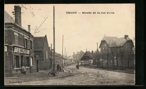 AK Tricot, Entrée de la rue Verte