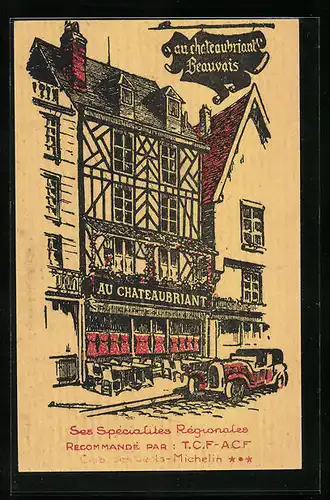 AK Beauvais, Restaurant Au Chateaubriant