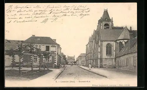 AK Lassigny, Grande-Rue