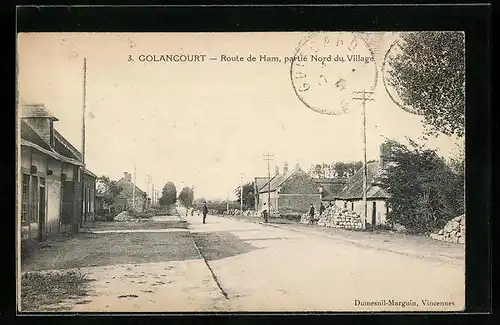AK Golancourt, Route de Ham