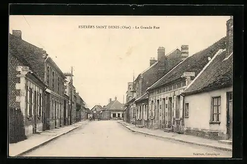 AK Estrées-Saint-Denis, La Grande-Rue