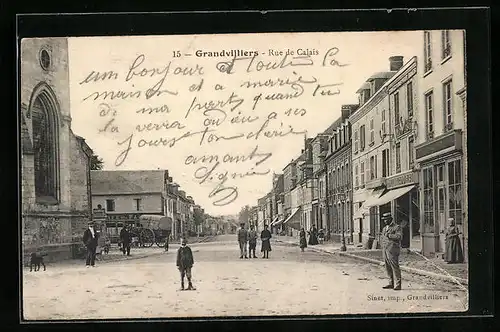 AK Granvilliers, Rue de Calais