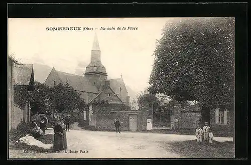 AK Sommereux, Un coin de la Place