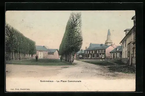 AK Sommereux, La Place Communale