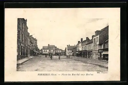 AK Formerie, Place du Marché aux Herbes