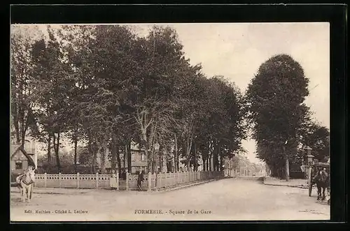 AK Formerie, Square de la Gare