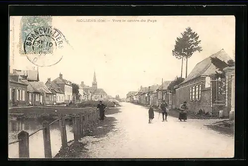 AK Moliens, Vers le centre du Pays