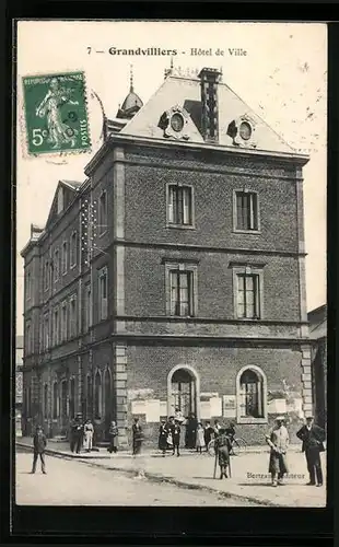 AK Grandvilliers, Hôtel de Ville