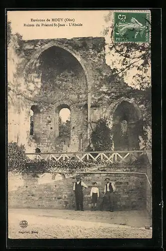 AK Mouy, Ruines du Prieuré St-Jean, L`Abside