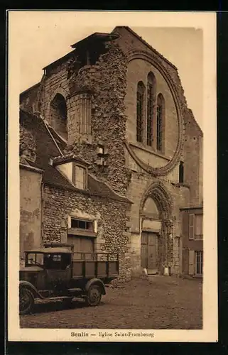 AK Senlis, Eglise Saint-Frambourg