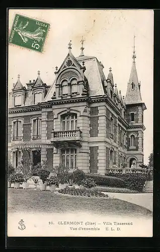 AK Clermont, Villa Tisserand, Vue d`ensemble