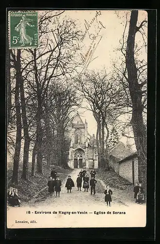 AK Magny-en-Vexin, Eglise de Serans