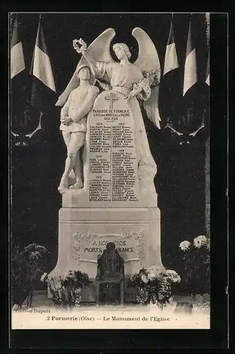 AK Formerie, Le Monument de l`Eglise