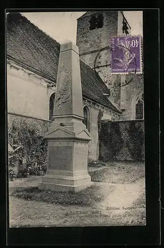 AK Noailles, Monument à la mémoire des Soldats morts pour la Patrie