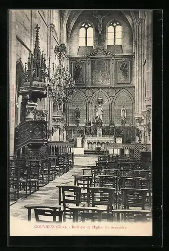 AK Gouvieux, Intérieur de l`Eglise Ste-Geneviève