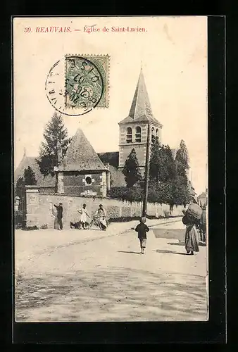 AK Beauvais, Église de Saint-Lucien