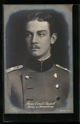 AK Ernst August Herzog von Braunschweig in Uniform