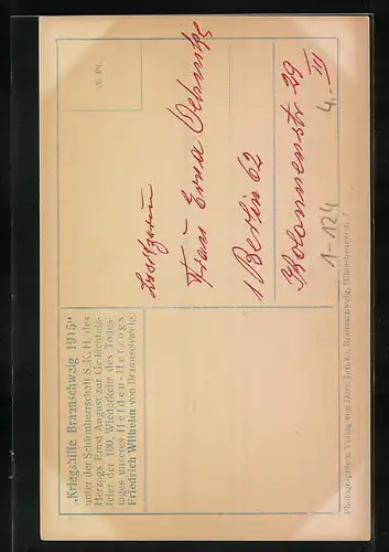 AK Ernst August Herzog von Braunschweig mit dem Erbprinzen