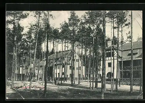 AK Templin, Posterholungsheim im Kiefernwald