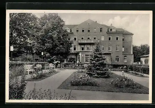 AK Bad Lausick, Kurhotel Herrmannsbad