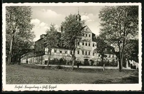 AK Förstel-Langenberg, Gesamtansicht eines Gasthofs