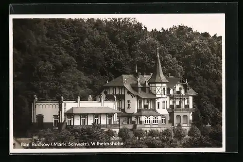 AK Bad Buckow /Märk. Schweiz, Hotel Wilhelmshöhe