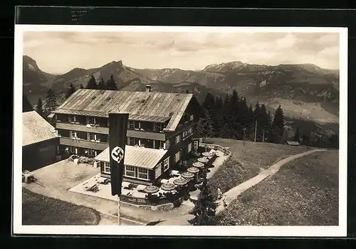 AK Oberstdorf, Alpenhotel Schönblick mit 