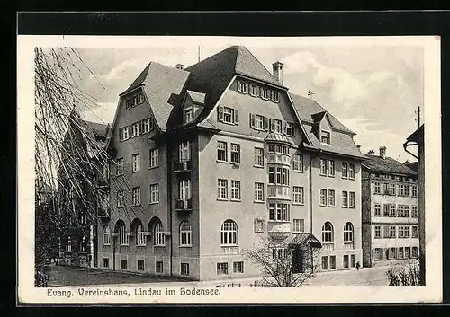 AK Lindau /Bodensee, Evang. Vereinshaus
