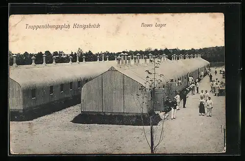 AK Königsbrück, Truppenübungsplatz, Neues Lager