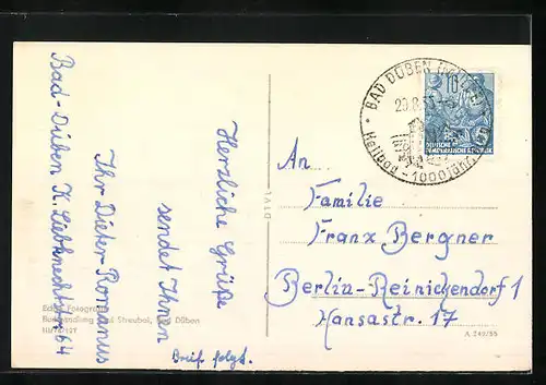 AK Bad Düben /Mulde, Kurbad