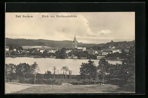 AK Bad Buckow, Blick nach Ferdinandshöhe