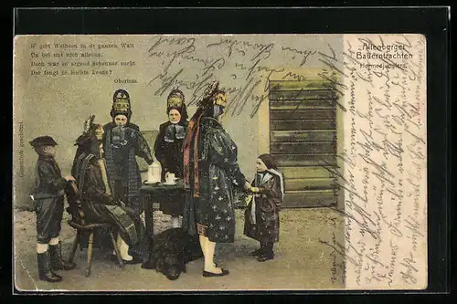 AK Altenburg, Hormedjungfern, Bauerntrachten