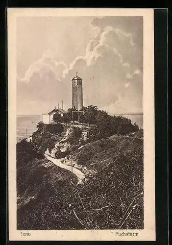 AK Jena, Fuchsturm aus der Ferne