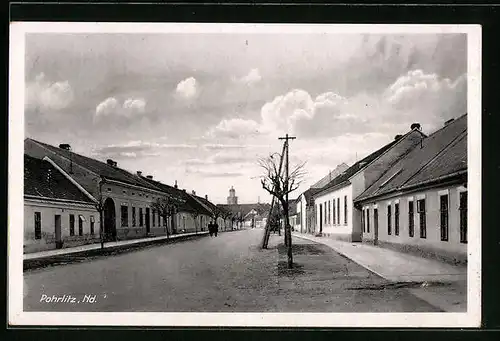 AK Pohrlitz, Strassenansicht