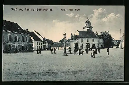 AK Pohrlitz, Kaiser Josef-Platz