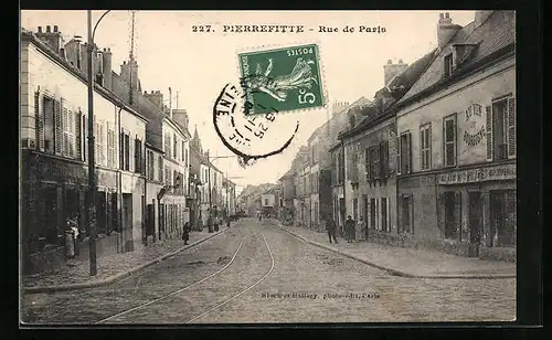 AK Pierrefitte, Rue de Paris
