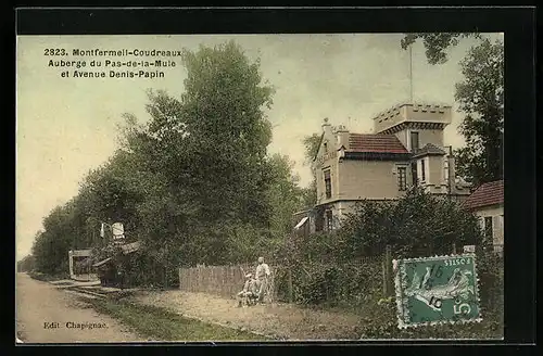 AK Montfermeil-Coudreaux, Auberge du Pas-de-la-Mule et Avenue Denis-Papin