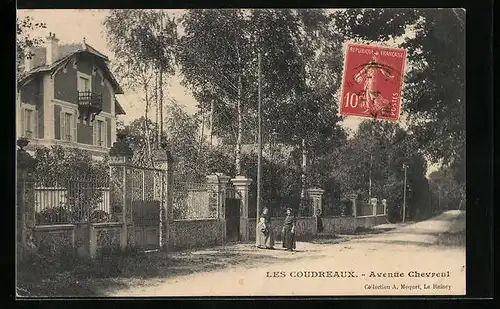 AK Les Coudreaux, Avenue Chevreul