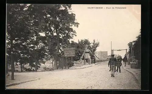 AK Saint-Denis, Pont de Villeneuve
