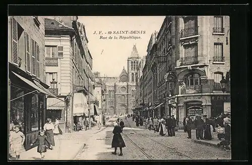 AK Saint-Denis, Rue de la République