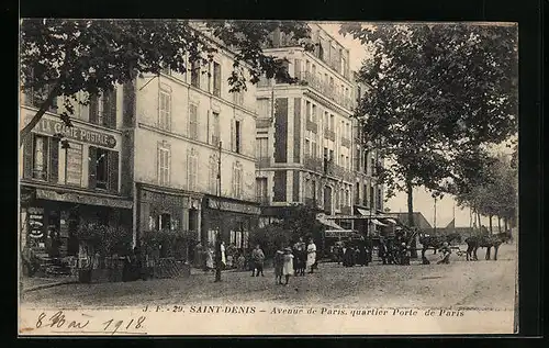 AK Saint-Denis, Avenue de Paris, quartier Porte de Paris