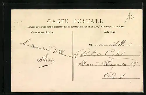 AK Villemonble, la Mairie, vue de face