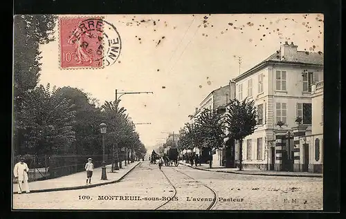 AK Montreuil-sous-Bois, l'Avenue Pasteur