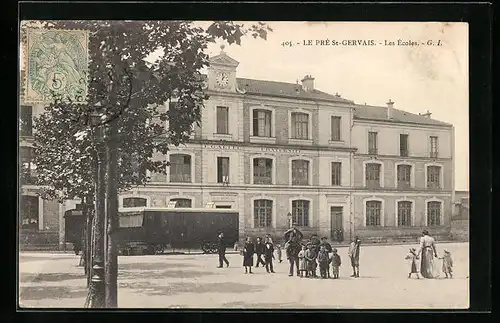 AK Le Pré-Saint-Gervais, les Écoles
