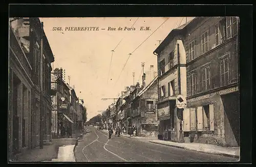 AK Pierrefitte, Rue de Paris
