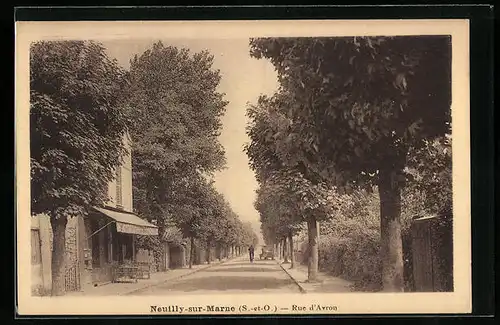 AK Neuilly-sur-Marne, Rue d'Avron