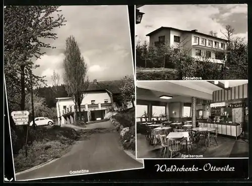 AK Ottweiler / Saar, Pension Waldschenke