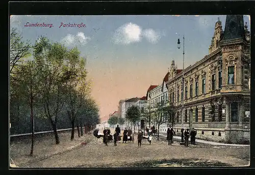 AK Lundenburg, Partie auf der Parkstrasse