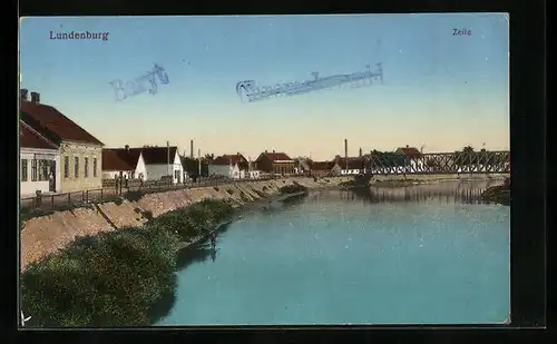 AK Lundenburg, Partie mit Zeile